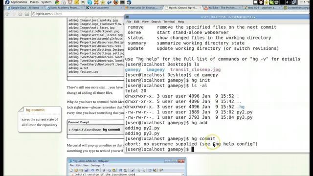 Mercurial Kahn Academy and Default settings смотреть онлайн
