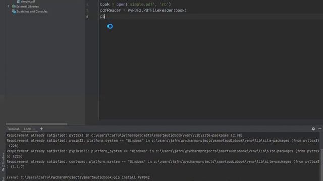 Only 12 line Python code to make a Smart Audio Book. смотреть онлайн