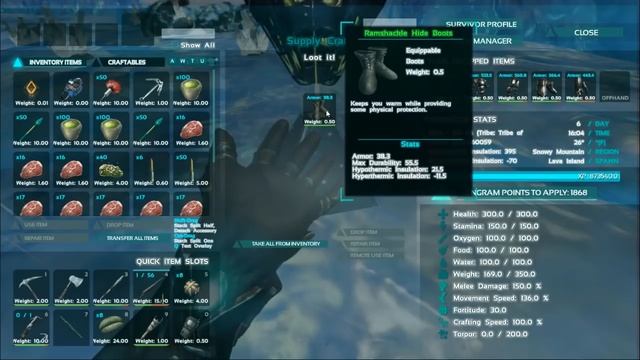 "UNDERWATER ICE PALACE!!!" Ark Survival Evolved Center Map смотреть онлайн