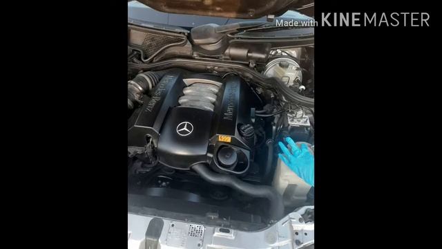 Мерседес W210. Уровень масло  W210