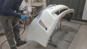 Подготовка бампера к покраске