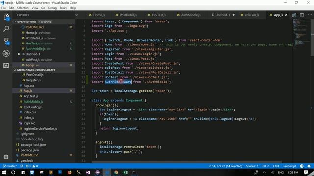 MERN Stack Series 17 ReactJs# Common Techniques HOCHigh Order Component and Middleware смотреть онлайн