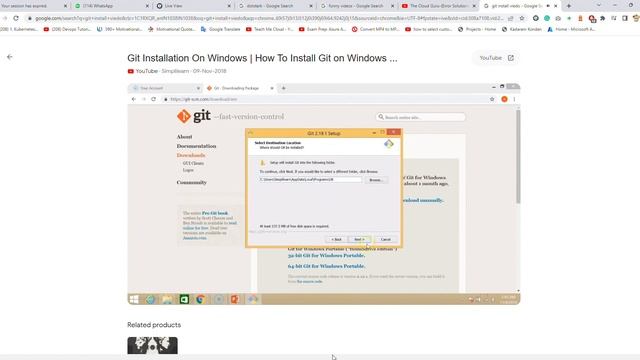 Git install on Windows смотреть онлайн