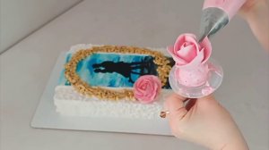 роза из крема