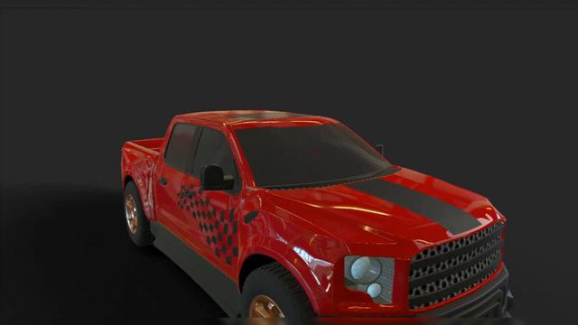 3D моделирование авто Ford / 3D car modeling Ford смотреть онлайн