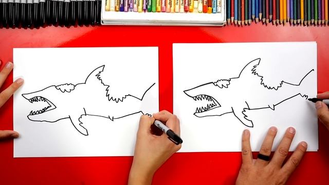 How To Draw A Zombie Shark смотреть онлайн