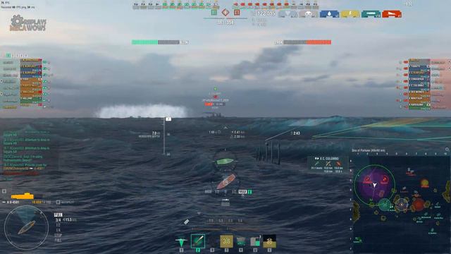 Submarine U-4501 4 Kills & 272k Damage | World of Warships Gameplay смотреть онлайн