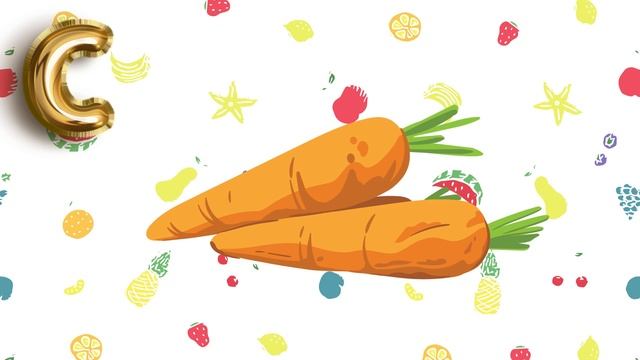 C for carrot [Phonic ABC] Learn English Alphabets смотреть онлайн