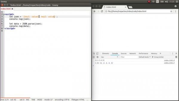 Введение в формат JSON в JavaScript