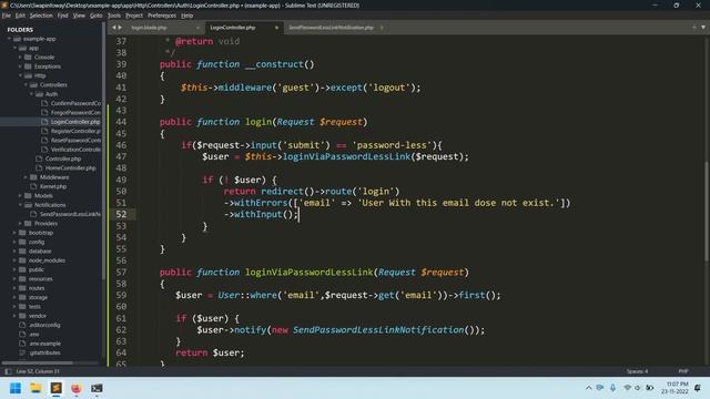 Laravel Passwordless Login | Laravel Passwordless Login Using Magic Link | Laravel Magic Link смотреть онлайн