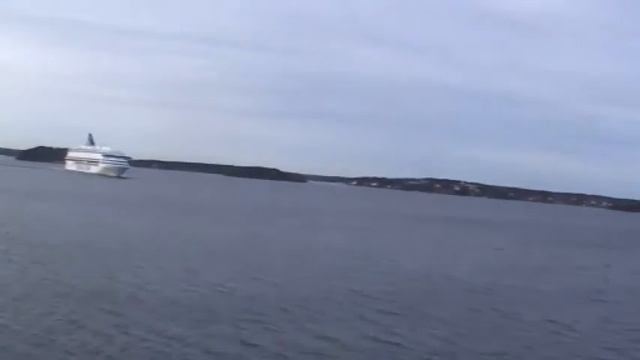 паром silja line вид с парома Фестиваль по пути в Стокгольм 2012 смотреть онлайн
