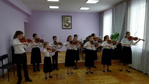 Ансамбли 4-8 класс ДШИ большие составы. Ф. Мендельсон На крыльях песни