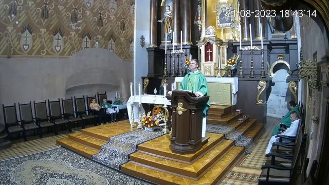 31 серпня 2023  -   Свята Меса  - 18.30