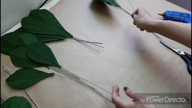 Мастер класс Ветка из листьев для большого пиона смотреть онлайн