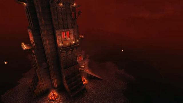 Orthanc Tower Build - Valheim - Lord of the Rings смотреть онлайн