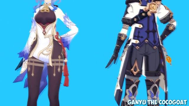 Shawty Got A Big 'Ol Booty - Tiktok (Ganyu ✘ Albedo) • Genshin Impact Animation смотреть онлайн