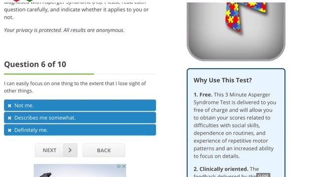 Asperger syndrome ( test ) смотреть онлайн