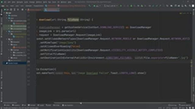 How to Download File From URL using Download Manager Kotlin Android Studio смотреть онлайн
