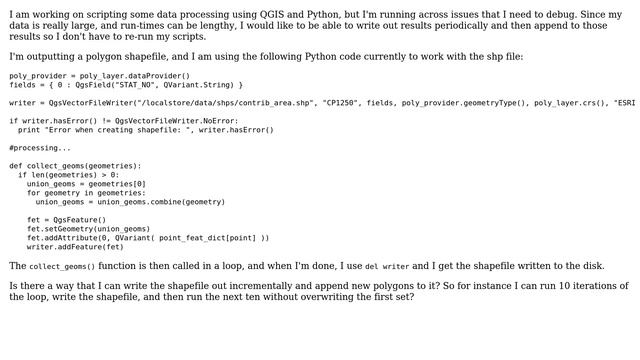 GIS: How to append a vector layer using QGIS and Python? смотреть онлайн