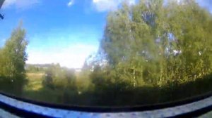 Вид из окна пассажирского поезда №351 Екатеринбург - Приобье