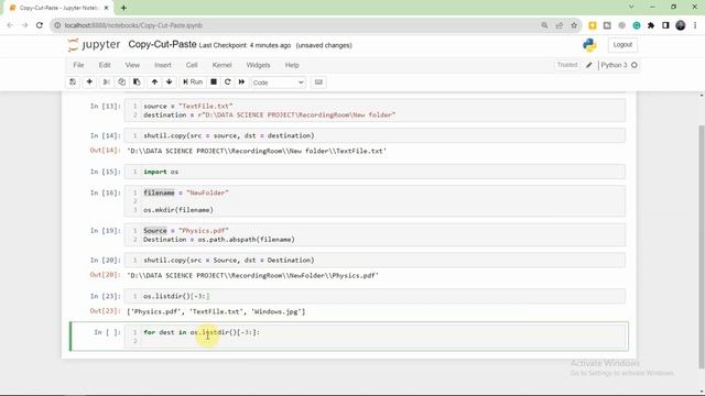 How to | 014 نسخ وقص ولصق الملفات بالبايثون Copy, Cut and Paste files in python смотреть онлайн