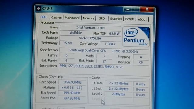 CPU INTEL PENTIUM DUAL CORE E5700 3 0GHz смотреть онлайн
