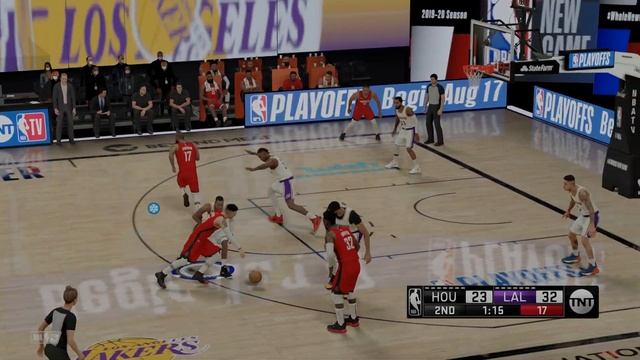 NBA 2K21 Ultra Next Gen Graphics Mod NBA Bubble Playoffs: Game 5 | ROCKETS at LAKERS | PC Gameplay смотреть онлайн
