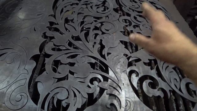 Плазменная резка с ЧПУ. Узоры для кованых ворот. смотреть онлайн