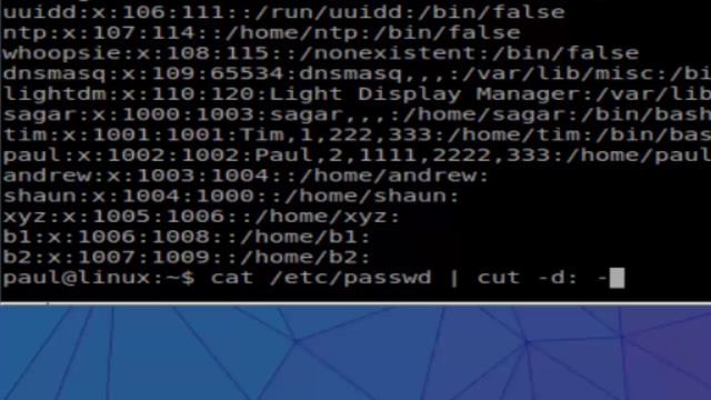 How to view all users in Linux Shell terminal смотреть онлайн