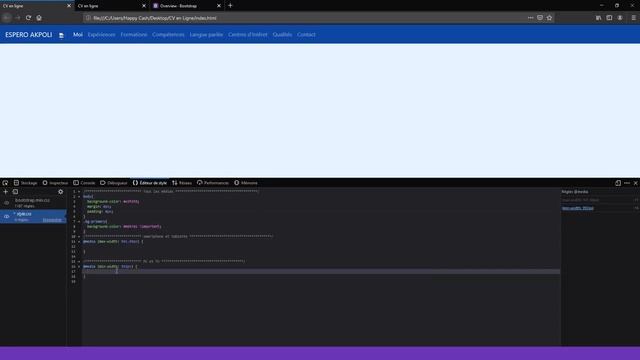 Mudey Formation | Cours 26 Bootstrap Application WEB Mobile Style Menu écran large en Bootstrap смотреть онлайн