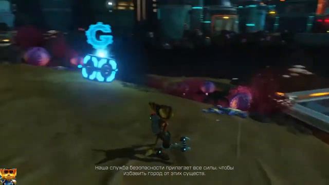 Игра Ratchet & Clank на PS4. Ретчет и Кланк.