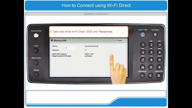 How to connect to the printer using Wi Fi direct смотреть онлайн