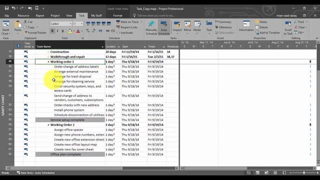 How to Create Milestones, Recurring & Summary Tasks in Microsoft Project 2016: Tutorial 2 смотреть онлайн