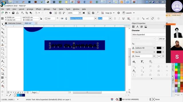 PELATIHAN DESAIN GRAFIS (CORELDRAW) | HMPS KESMAS UAD 24 OKTOBER 2021 смотреть онлайн