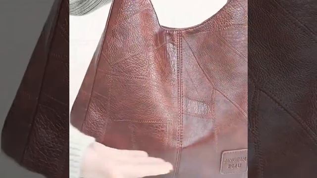 Женская винтажная сумка из экокожи