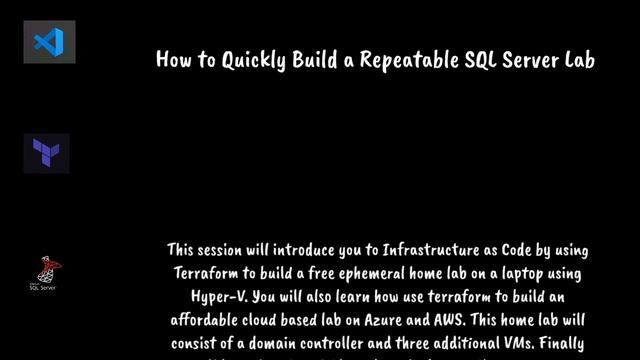 Amy Cox l How to quickly build a repeatable SQL Server lab смотреть онлайн