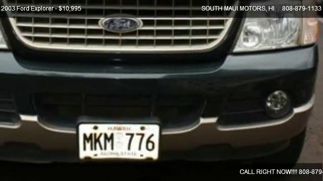 2003 Ford Explorer Eddie Bauer 4.6L - for sale in KIHEI, HI 96753 смотреть онлайн