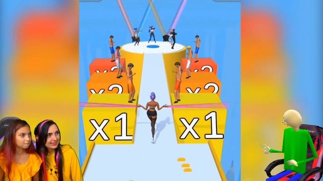 У БАЛДИ НОГТИ ДЛИННЫЕ ? и ПЛАТЬЕ ЭВОЛЮЦИЯ НОГТЕЙ NOOB vs PRO vs HACKER DressUp Run 3D Nail Woman смотреть онлайн