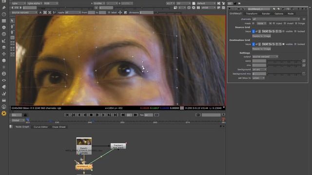 Nuke X 6.3 | Grid Warp & Spline Warp Nodes смотреть онлайн