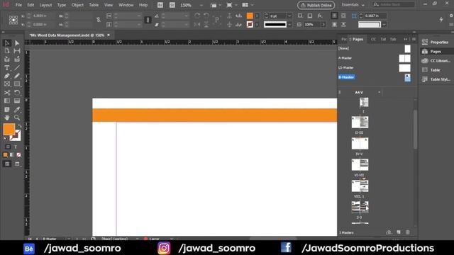 Adobe InDesign tutorial apply border on certain pages Explained in ENGLISH смотреть онлайн