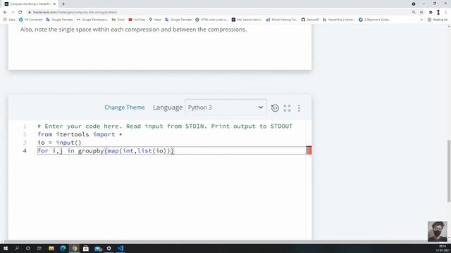 Compress the String || HackerRank Solution смотреть онлайн