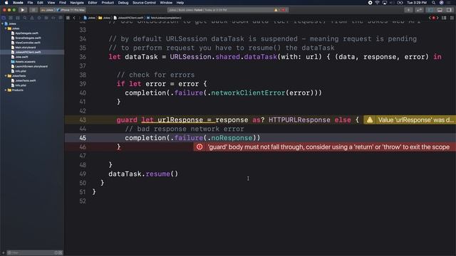 Using URLSession to fetch Web Data смотреть онлайн