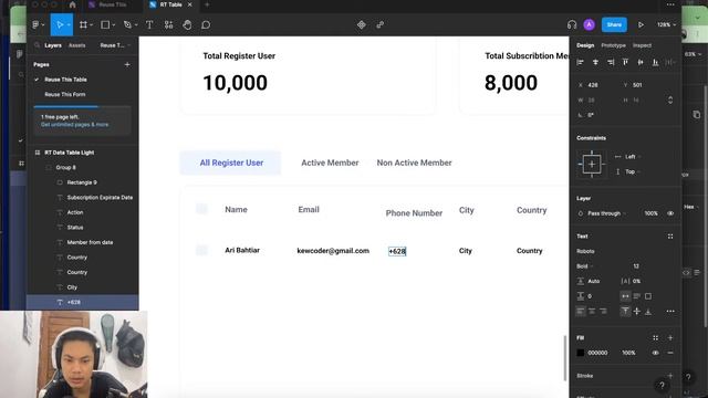 Buat DataTable Figma Vue JS Laravel (part 1) смотреть онлайн