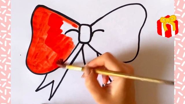 Bolalar uchun qanday chizish mumkin | How to draw a bow for kids | Как нарисовать бантик для детей смотреть онлайн