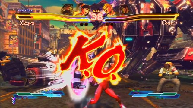 Street Fighter X Tekken Playthrough - Ibuki and Xiaoyu (Team Super Sentai Rangers!) смотреть онлайн
