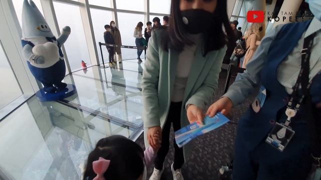 Lotte World Tower, Seoul Sky. Сеул с высоты птичьего полёта. смотреть онлайн