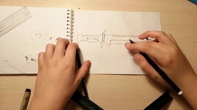Рисую Нож Боуи смотреть онлайн