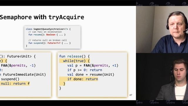 Nikita Koval — Synchronization primitives can be faster with SegmentQueueSynchronizer смотреть онлайн