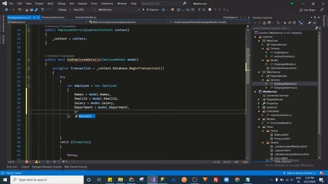 #2 Crud Operation in ASP.NET Core using Entity Framework Core and MS SQL Database смотреть онлайн