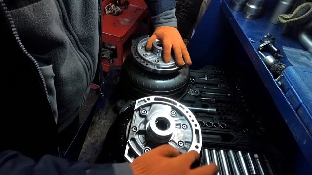 Ремонт АКПП:шлицы на маслонасосе и гидротрансформаторе смотреть онлайн